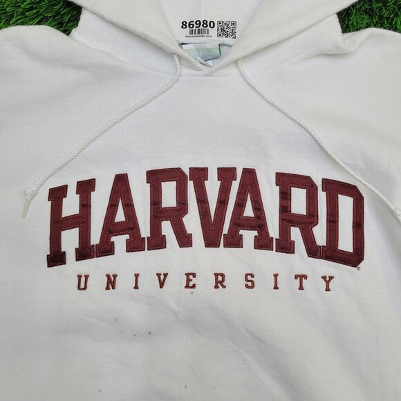 Champion Harvard-University Hoodie Medium 21x24 White - Picture 12 of 16